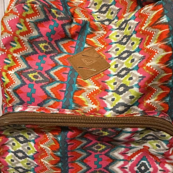 Roxy Aztec Print Colorful Backpack - Picture 2 of 5